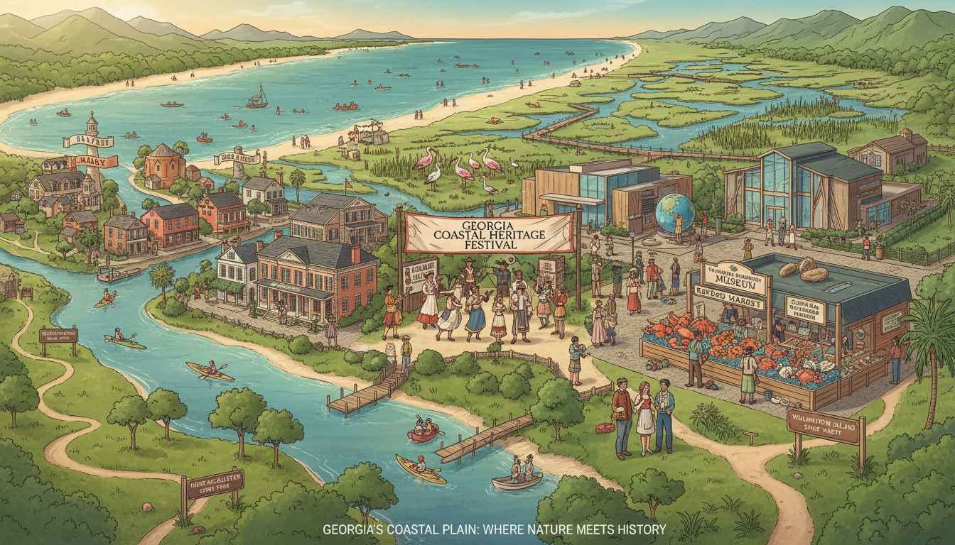 places to visit in the coastal plain ga