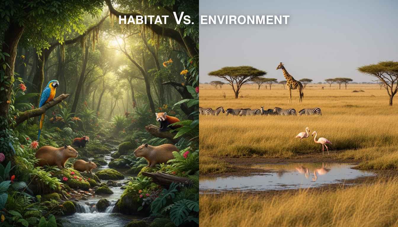 habitat vs environment