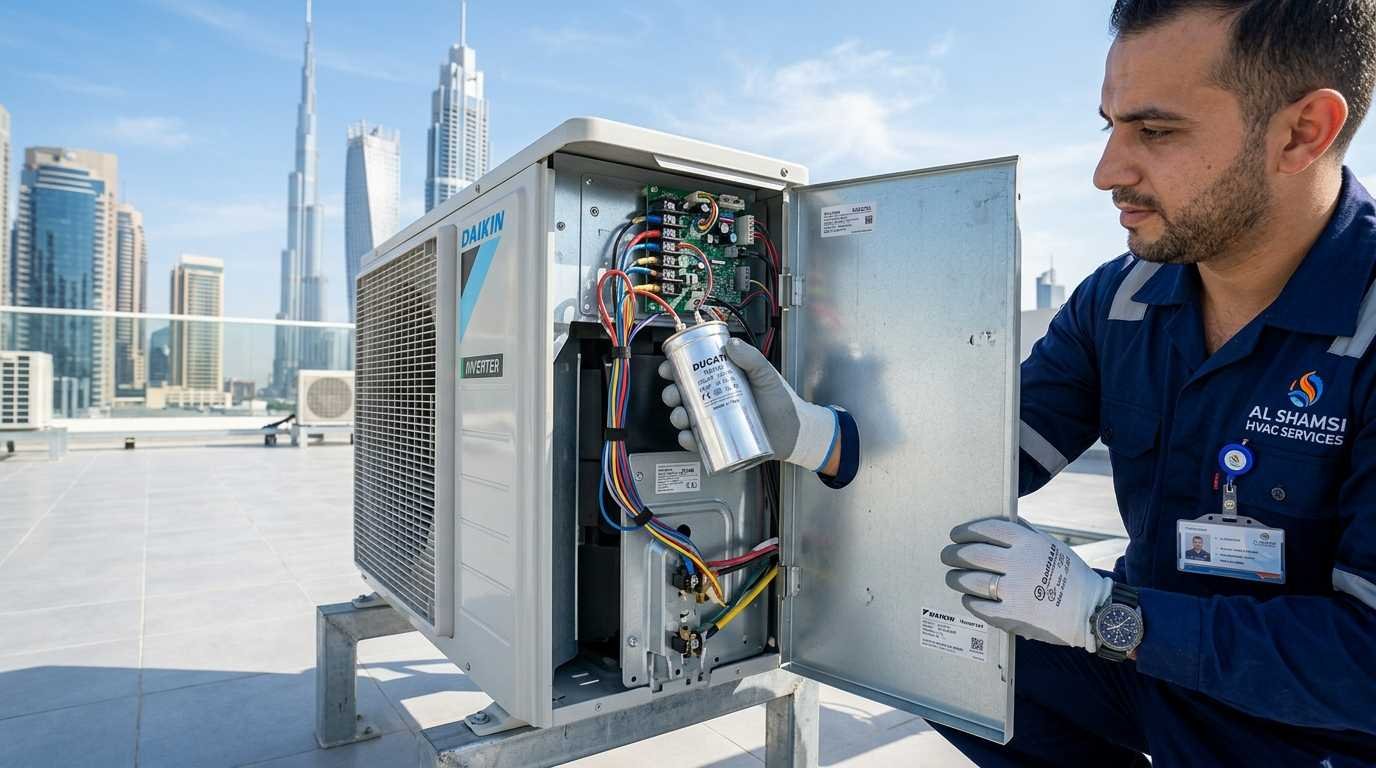 AC fan not spinning outside