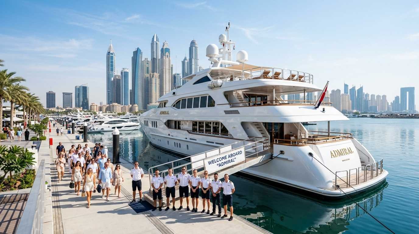 mega yacht rental dubai